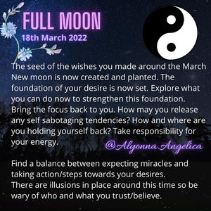 Full Moon - March 18, 2022