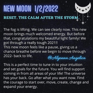 New Moon Reset on January 2, 2022