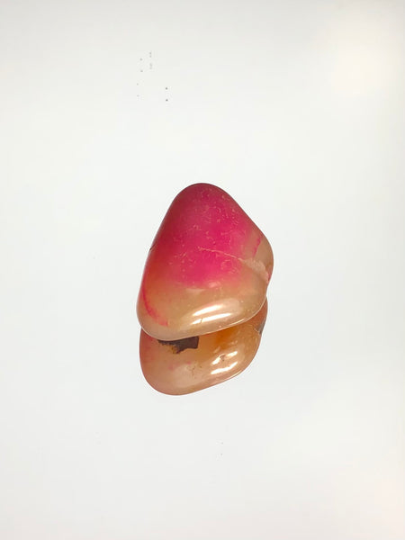 Pink Agate Tumbled Stone
