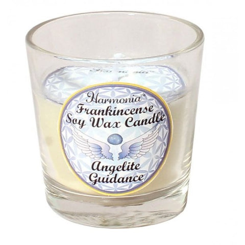 Angelite Guidance Soy Candle - Frankincense